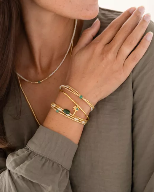 A Beautiful Story - Bracelet Sensation Aventurine Gold