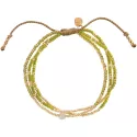 Sensation Moonstone Gold Colored Bracelet