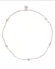 A Beautiful Story - Bracelet de cheville Beach Quartz Rose Silver