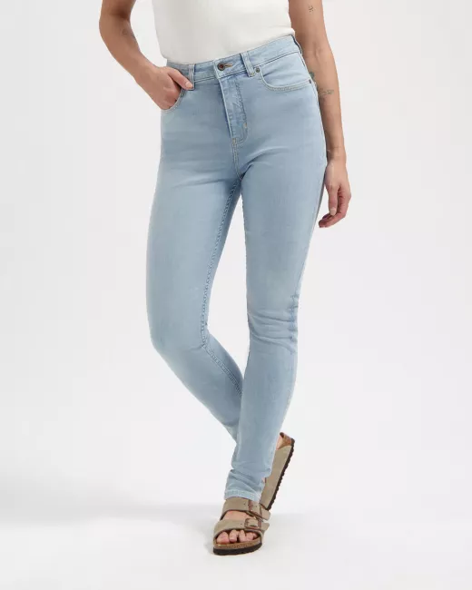 KUYICHI - Jeans Carey Skinny taille haute en coton bio