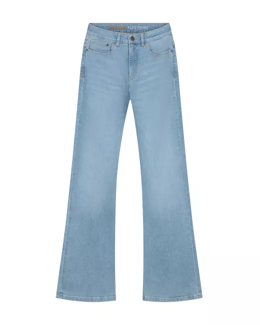 KUYICHI - Jeans Zoé Bootcut taille haute en coton bio