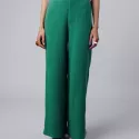 Bubble green Wide-leg pants