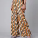 Big Tiles Wide-leg pants