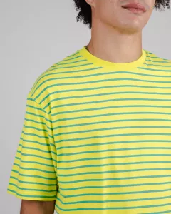 Brava Fabrics - T-shirt oversize Stripes Lime Brava Fabrics - T-shirt oversize Stripes Lime