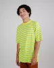 Brava Fabrics - T-shirt oversize Stripes Lime