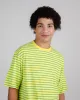 Brava Fabrics - T-shirt oversize Stripes Lime