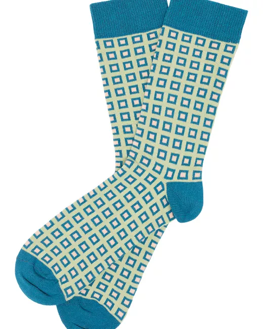 Tranquillo - Chaussettes summer print Topaz green