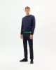 THINKING MU - Sweat en coton bio SOL NAVY