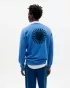 THINKING MU - Sweat en coton bio SOL HERITAGE BLUE