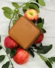 Sonny Square Wallet in Apple Skin