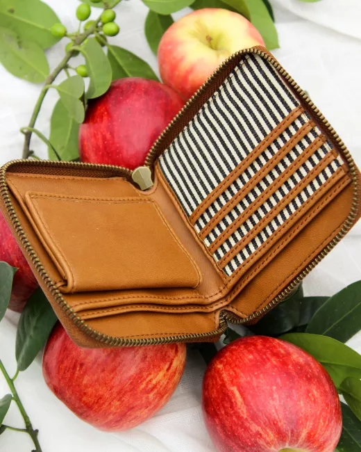 Sonny Square Wallet in Apple Skin Sonny Square Wallet in Apple Skin