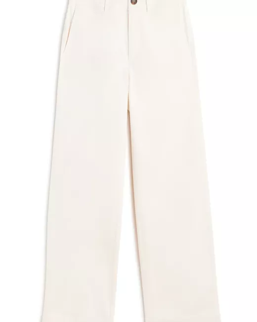 ECOALF - Pantalon blanc en coton bio ARAS