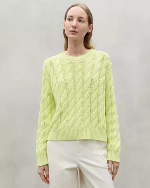 Ecoalf - Pull à torsades en coton bio TIL