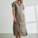 Linen dress AMATISTA