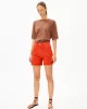 ARMEDANGELS - Short en jeans rouge SHEAARI