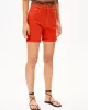 ARMEDANGELS - Short en jeans rouge SHEAARI