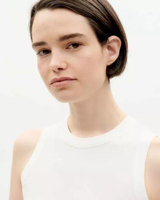 Thinking MU - Débardeur WHITE JULIETTE Thinking MU - Débardeur WHITE JULIETTE