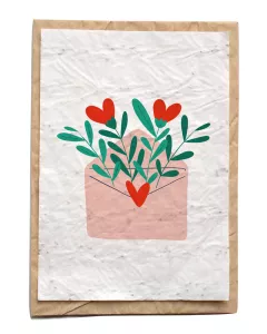 Seeded card - Couronne Voeux Seeded card - Couronne Voeux