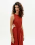 Dress ORANGERED CUADRITO KIN