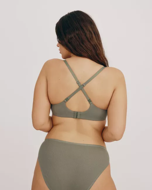 Organic Basics - Soutien-gorge sans armatures en coton biologique