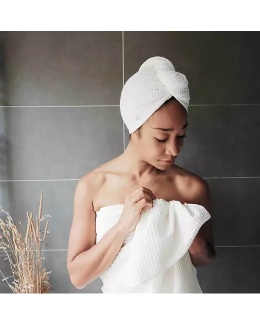 YUA Natural - Serviette de Bain Paréo en coton bio