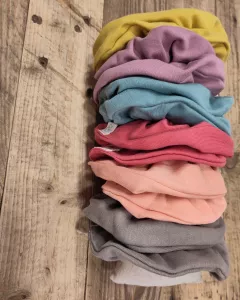 Scrunchie made from organic cotton Interlock Scrunchie made from organic cotton Interlock