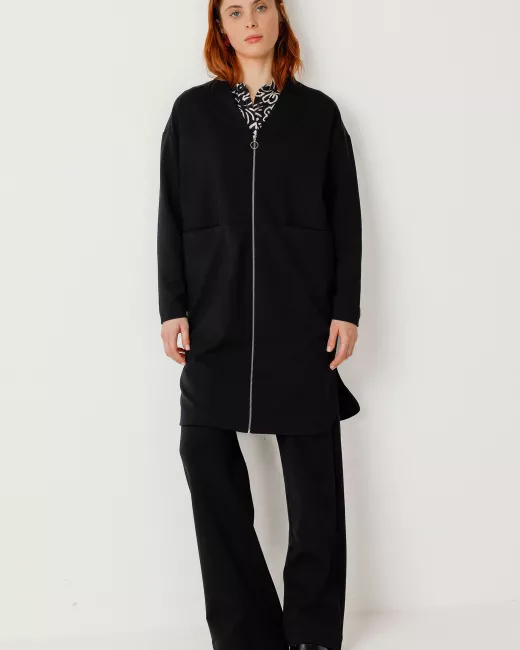 SKFK - Chemise classique imprimée noire ASUNE