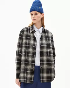 Armedangels - Chemisier coupe ample en coton bio EASSAAL CHECK Armedangels - Chemisier coupe ample en coton bio EASSAAL CHECK