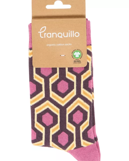 TRANQUILLO - Chaussettes en coton bio à motif