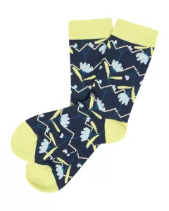 Chaussettes à motifs floraux en coton bio Chaussettes à motifs floraux en coton bio