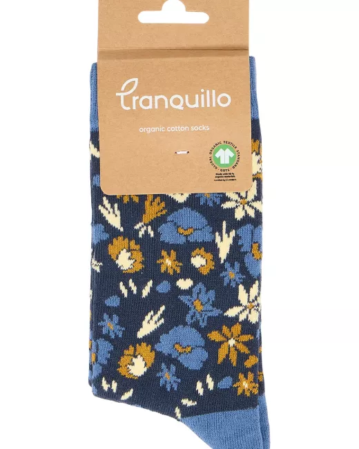TRANQUILLO - Chaussettes en coton bio à motif  TRANQUILLO - Chaussettes en coton bio à motif