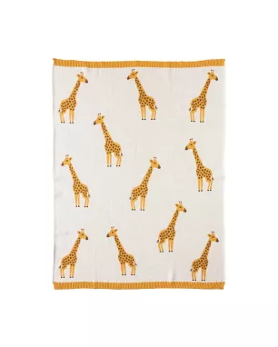 Tranquillo - Couverture GIRAFFE en coton bio