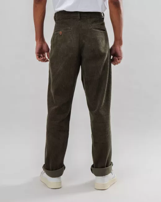 Geplooide broek van corduroy Geplooide broek van corduroy