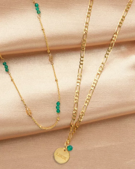 A Beautiful Story - Collier Idol Aventurine Gold