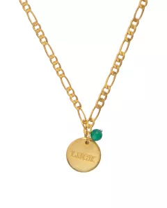 Idol Rozenkwarts Verzilverde Ketting