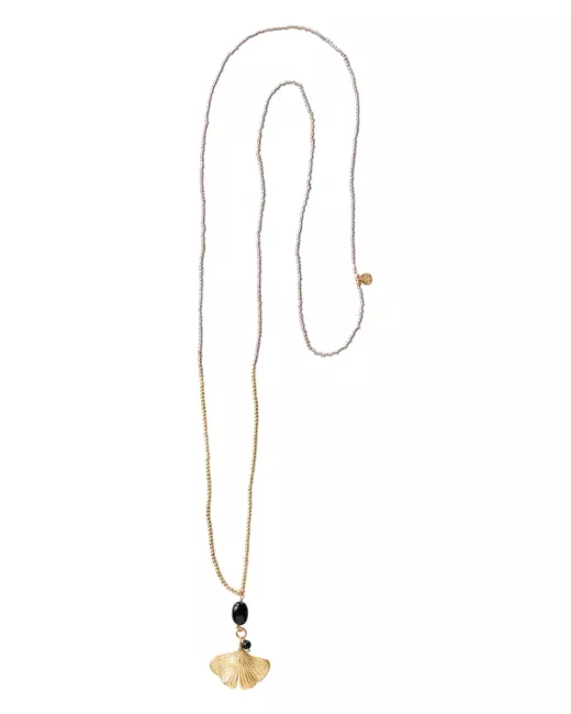 A Beautiful Story - Collier Blessing onyx noir Gold