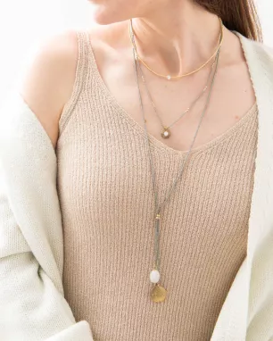 Timeless Citrine Gold Colored Necklace Timeless Citrine Gold Colored Necklace