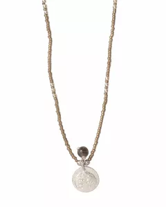 A Beautiful Story - Collier Timeless Quartz fumé Silver