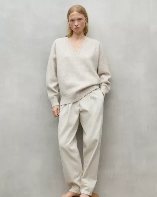 ECOALF - Pantalon plissé JERTE en coton recyclé