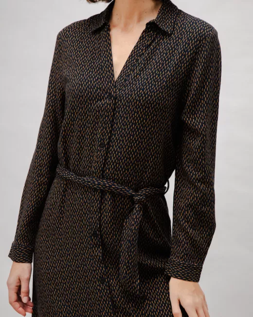 Brava Fabrics - Robe longue col en V MIST Brava Fabrics - Robe longue col en V MIST