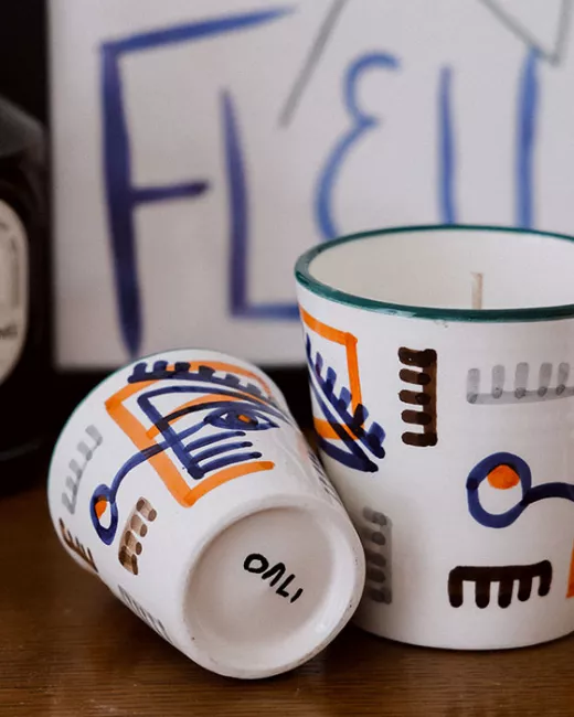 OALI - Bougie fleurissante Collection COCO OALI - Bougie fleurissante Collection COCO