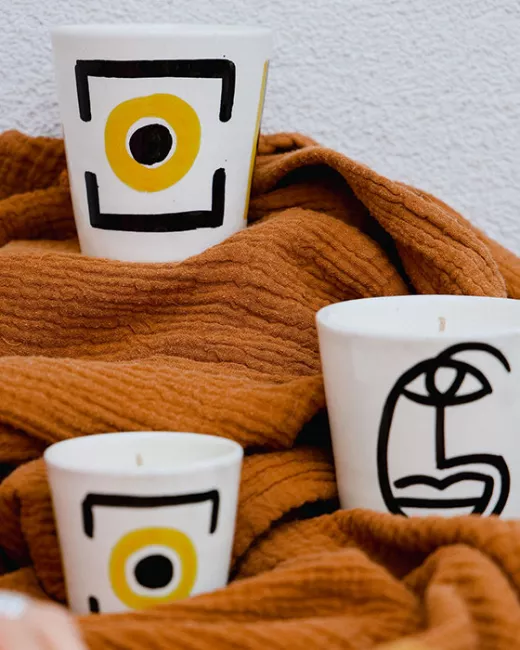 OALI - Bougie fleurissante Collection COCO OALI - Bougie fleurissante Collection COCO