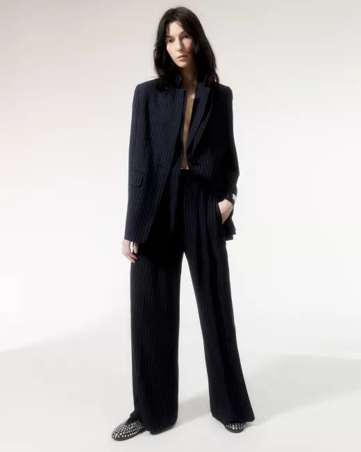 Armedangels - Pantalon à pinces KAAYUA PINSTRIPE Armedangels - Pantalon à pinces KAAYUA PINSTRIPE