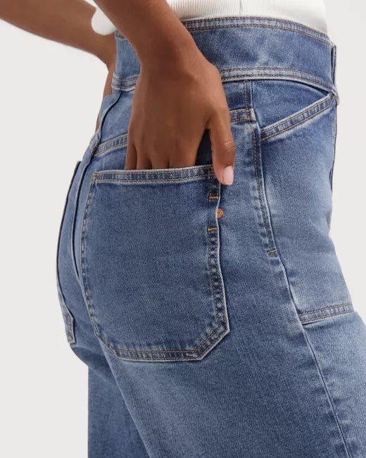 KUYICHI - Jeans Farrah Worker en coton régénératif KUYICHI - Jeans Farrah Worker en coton régénératif