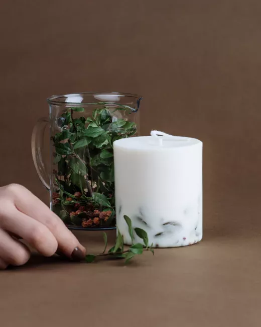 Munio Candela - Naturella - Ashberries & Bilberry Leaves Candle