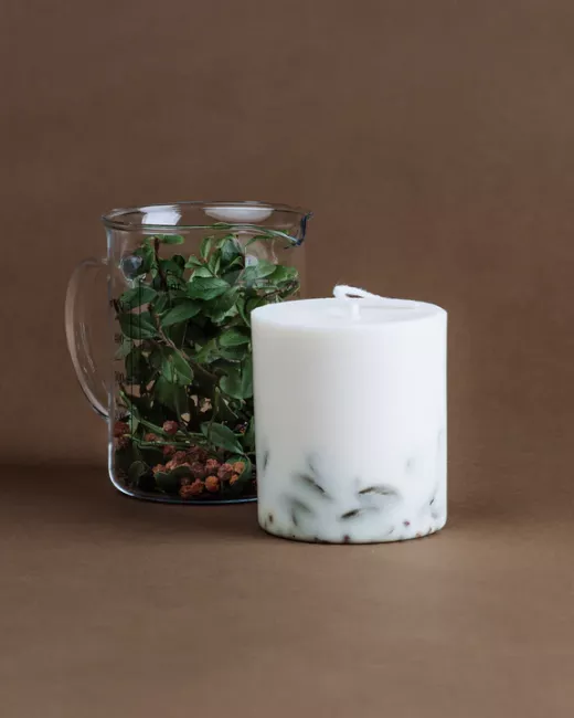 Munio Candela - Naturella - Ashberries & Bilberry Leaves Kaars