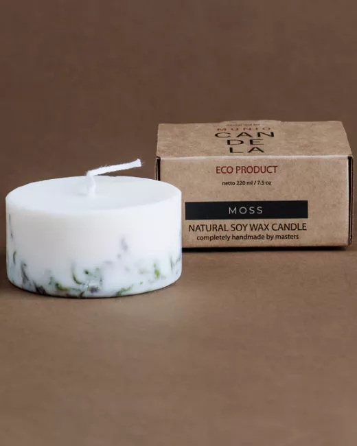 the MUNIO - Bougie à la cire de soja : MOSS the MUNIO - Bougie à la cire de soja : MOSS