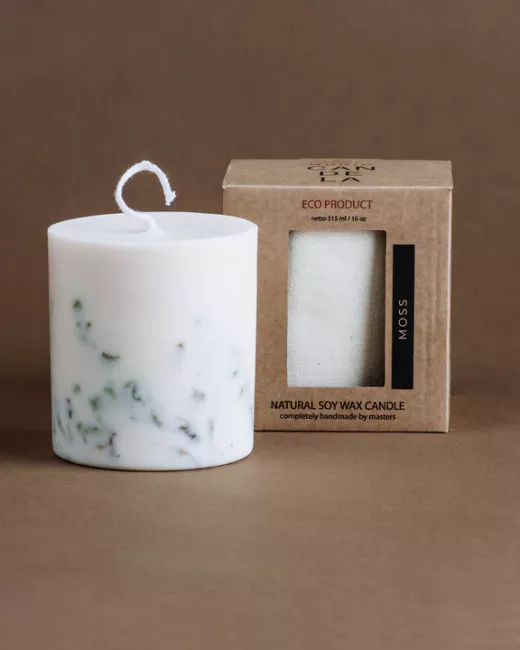 the MUNIO - Bougie à la cire de soja : MOSS the MUNIO - Bougie à la cire de soja : MOSS