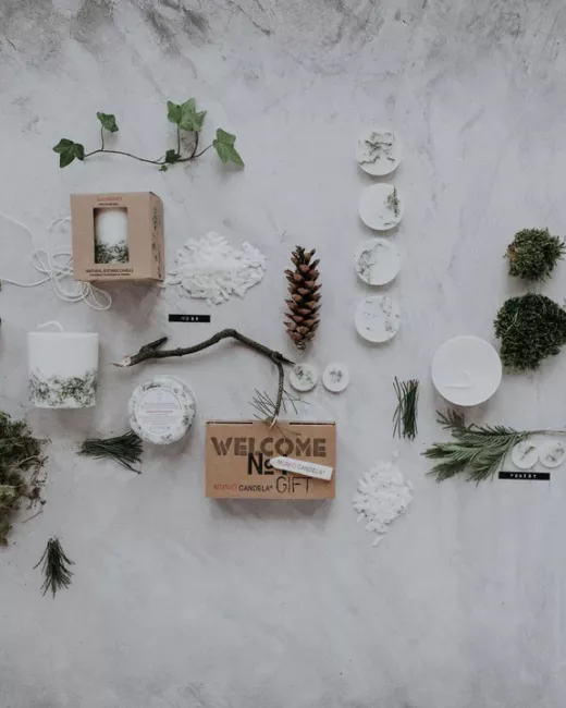 the MUNIO - Bougie à la cire de soja : MOSS the MUNIO - Bougie à la cire de soja : MOSS