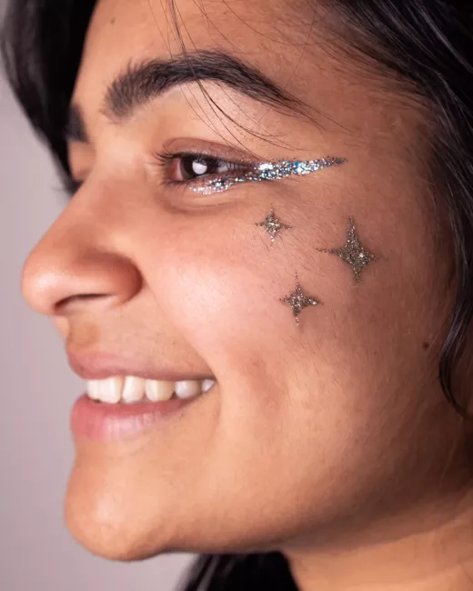 Vloeibare highlighter met ultrafijne glitters